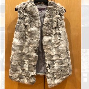 Glamourpuss REAL Rabbit fur Vest